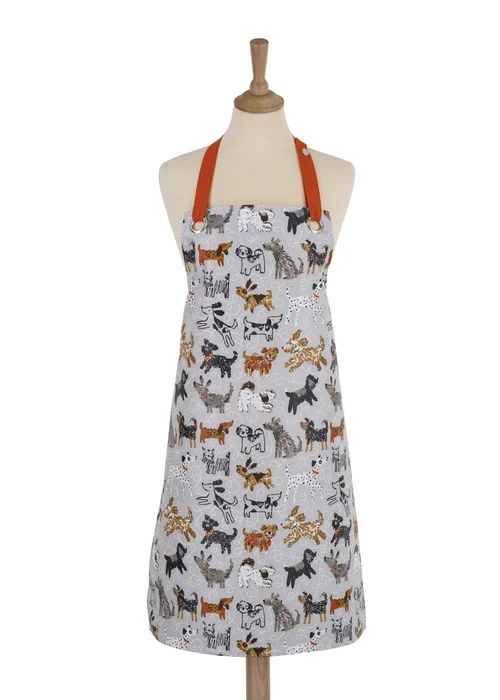 Ulster Weavers Dog Days Grey Apron - PVC/Oilcloth - One Size Image 1