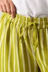 Yours Curve Lime Green Stripe Midaxi Culottes - 26-28 Image 4