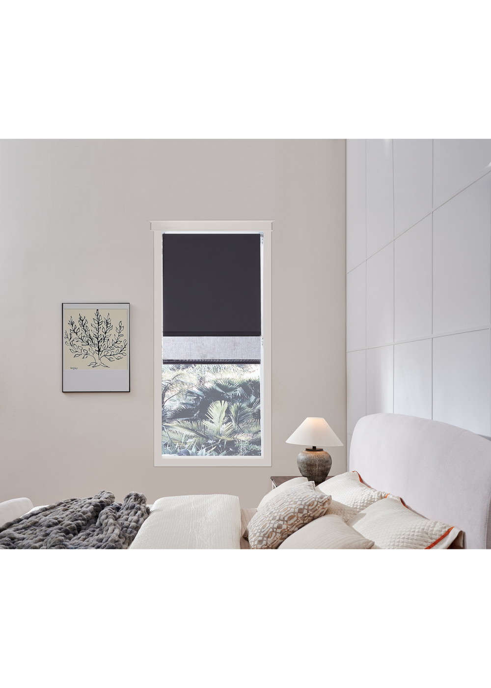 Little Black Book Slate Grey D. Roller Blind - 60x160cm Image 2