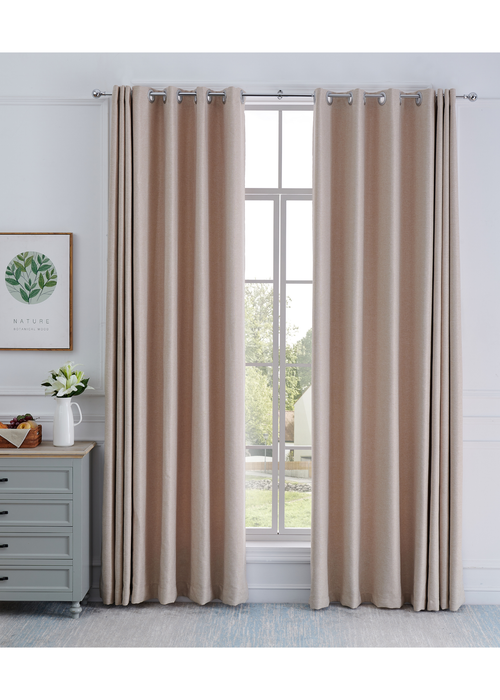 Little Black Book Chrome Extendable Ball Curtain Pole - 70-120cm Image 2