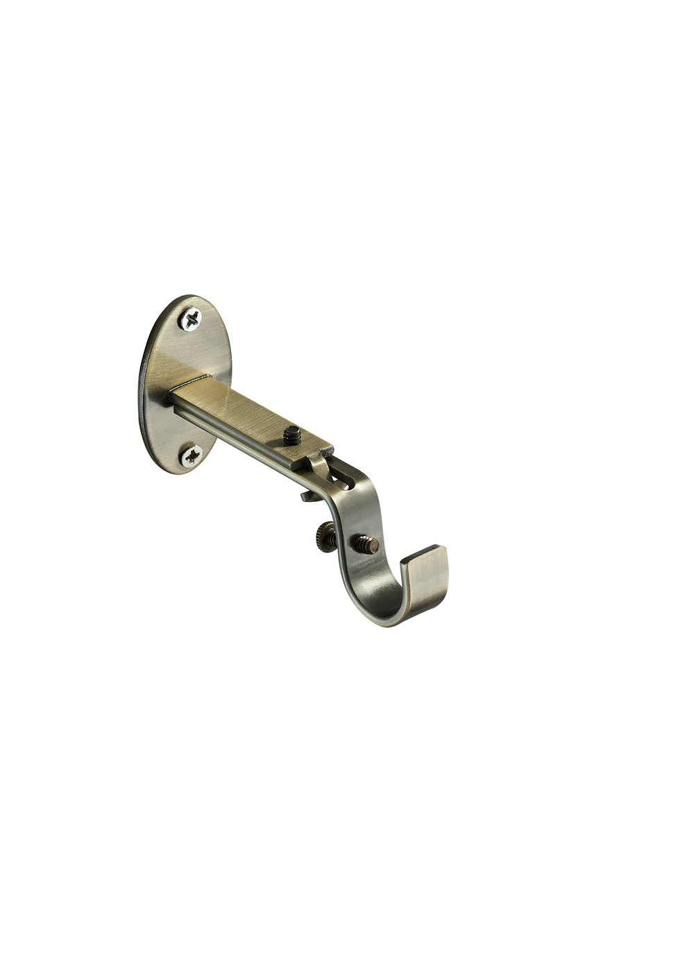 Little Black Book Antique Brass Extendable Ball Curtain Pole - 70-120cm Image 5