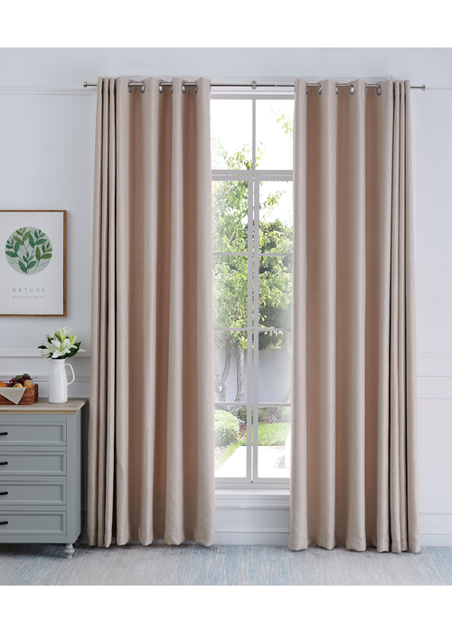 Little Black Book Stainless Steel Extendable Stud Curtain Pole - 110-300cm Image 2