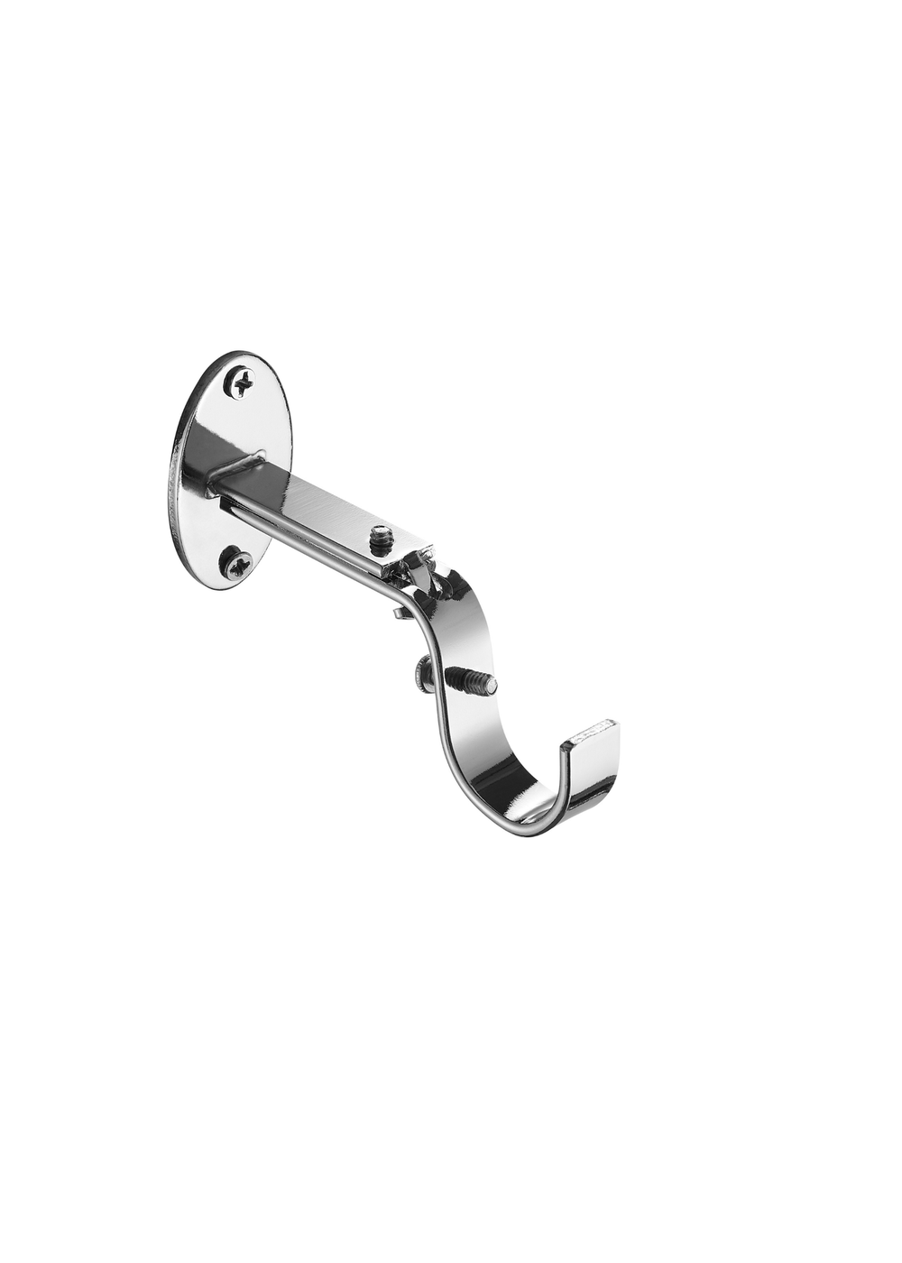 Little Black Book Chrome Extendable Jewelled Ball Curtain Pole - 110-300cm Image 5