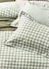 Yard Barton Gingham Check Forest Duvet Cover Set - Single Image 3
