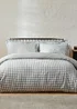 Yard Barton Gingham Check Grey Duvet Cover Set - Single Image 4