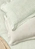 Yard Hebden Melange Stripe Eucalyptus Pillowcase - HU1 Image 1