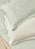 Yard Hebden Melange Stripe Forest Pillowcase - HU1 Image 1