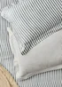 Yard Hebden Melange Stripe Navy Pillowcase - HU1 Image 1