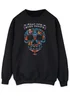 Spiral Galaxy Disney Coco Day Of The Dead Women's Black Graphic Sweatshirt - 5XL Image 1