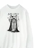 Spiral Galaxy Disney Villains Bad Girls White Graphic Sweatshirt - 5XL Image 2