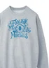 Spiral Galaxy Disney Haunted Mansion Foolish Mortals Men's Grey Graphic Sweatshirt - XL Image 2