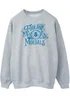 Spiral Galaxy Disney Haunted Mansion Foolish Mortals Men's Grey Graphic Sweatshirt - XL Image 1