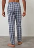 Threadbare Blue 2-Pack Cotton Poplin Check Lounge Pants - Extra Large Image 3