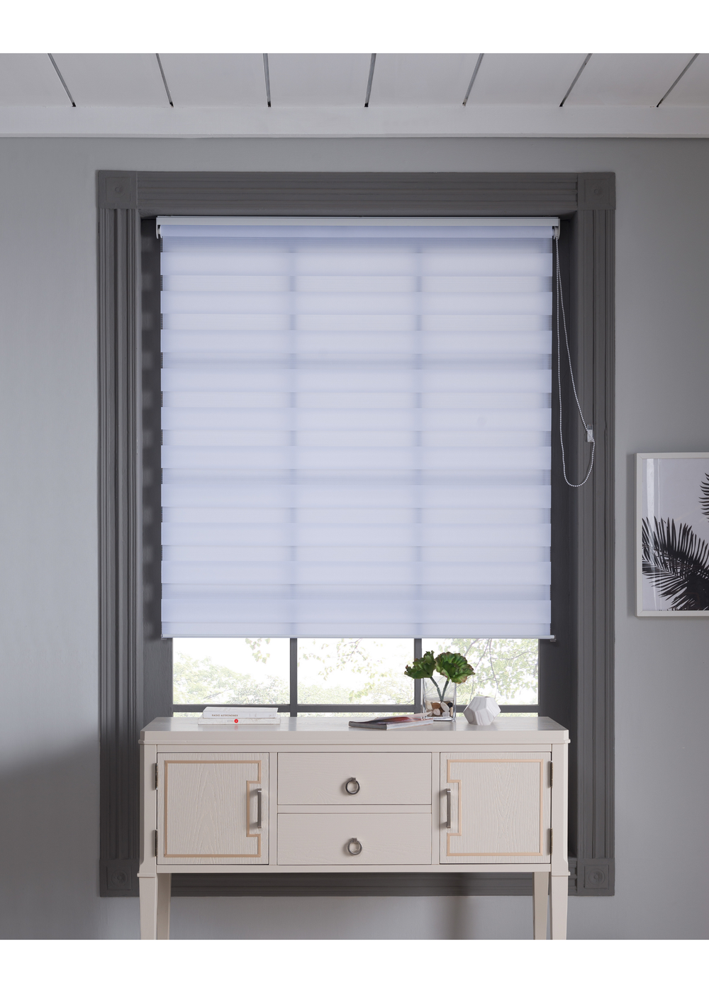 Little Black Book White Day & Night Blind - 60x160cm Image 2