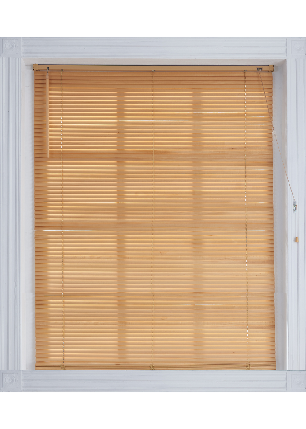 Little Black Book Natural FSC Wood Venetian (25mm) - 60x130cm Image 1