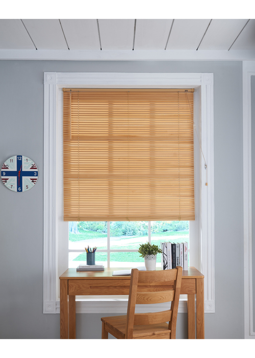 Little Black Book Natural FSC Wood Venetian (25mm) - 60x130cm Image 4