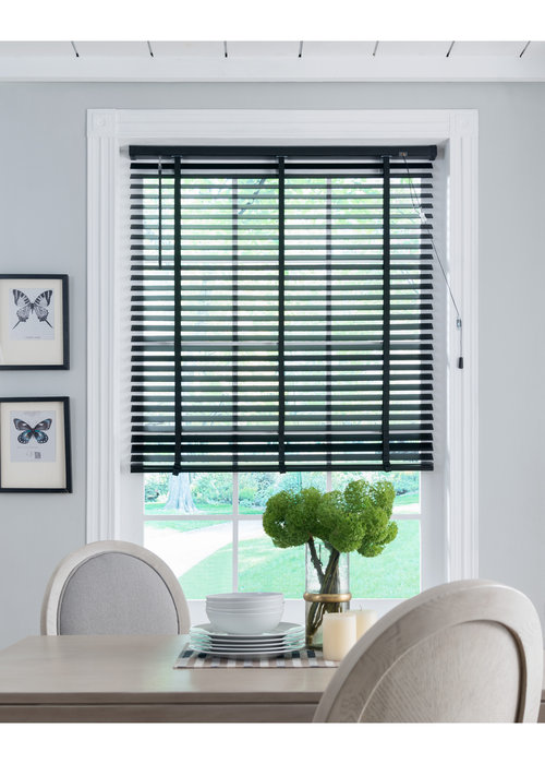 Little Black Book Black FSC Wood Venetian(50mm) - 60x160cm Image 3