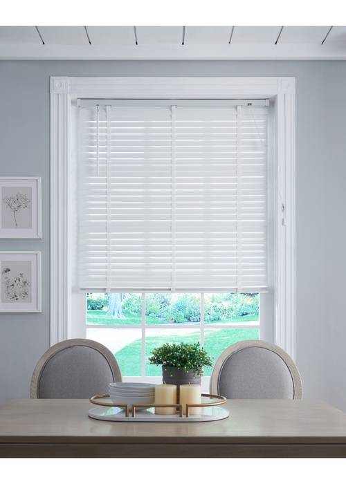 Little Black Book White FSC Wood Venetian (50mm) - 60x130cm Image 4