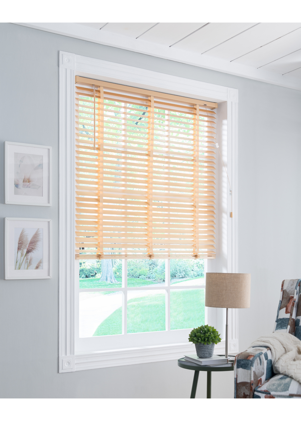 Little Black Book Natural FSC Wood Venetian(50mm) - 60x130cm Image 2