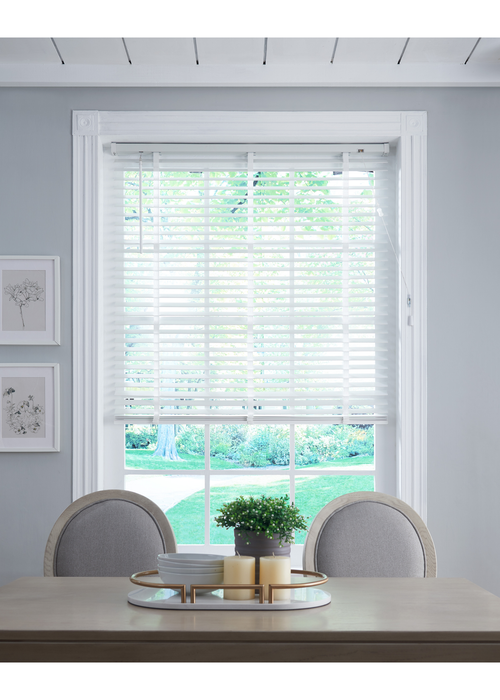 Little Black Book White FSC Wood Venetian (50mm) - 85x130cm Image 3