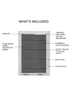 Little Black Book Charcoal Blackout Roman Blind - 60x140cm Image 4