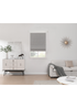 Little Black Book Linen Look Grey Blackout Roman Blind - 70x140cm Image 1