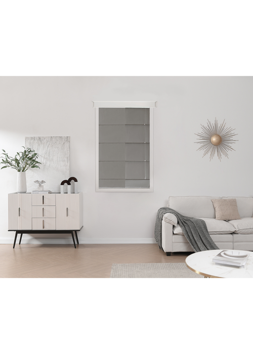 Little Black Book Dove Grey Blackout Roman Blind - 60x140cm Image 3