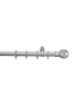 Little Black Book Stainless Steel Extendable Diamante Ball Curtain Pole - 70-120cm Image 1