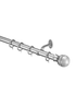 Little Black Book Stainless Steel Extendable Diamante Ball Curtain Pole - 70-120cm Image 3