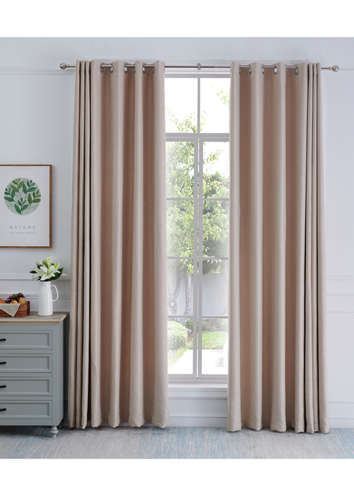 Little Black Book Stainless Steel Extendable Ball Curtain Pole - 70-120cm Image 2