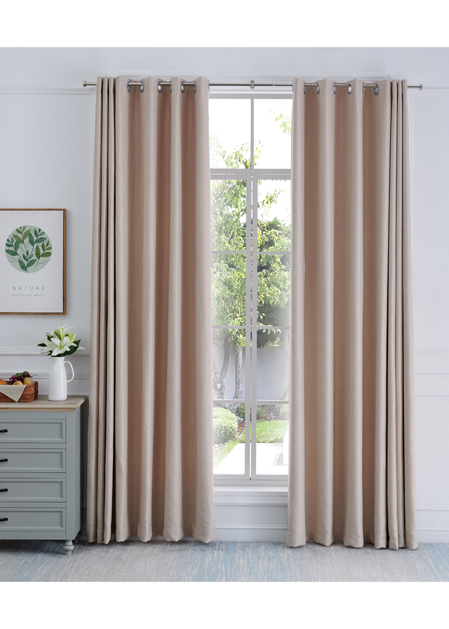 Little Black Book Stainless Steel Extendable Stopped Curtain Pole