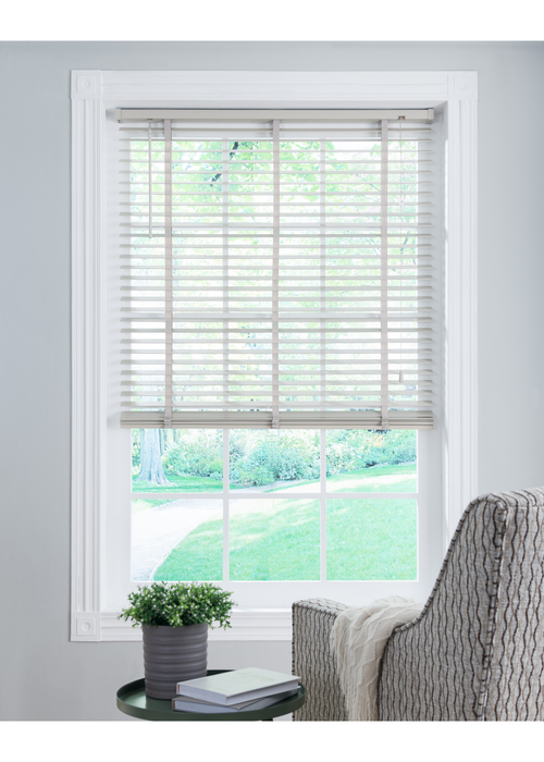 Little Black Book Warm Grey FSC Wood Venetian(50mm) - 60x130cm Image 3