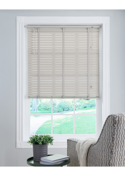 Little Black Book Warm Grey FSC Wood Venetian(50mm) - 60x130cm Image 4