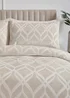 Soiree Belfort Velvet Champagne Duvet Cover Set - Double Image 2