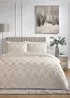 Soiree Belfort Velvet Champagne Duvet Cover Set - Double Image 1