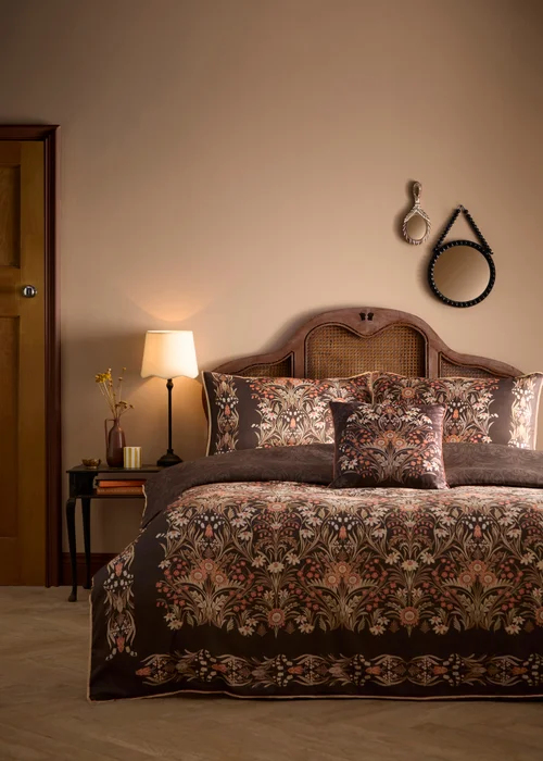 Appletree Audrey Velvet Chocolate Filled Cushion - 43W X 43D Image 4