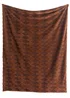 Appletree Cosy Diamond Brushed Chocolate Throw - One Size Image 2