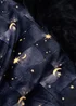 Fusion Cosmic Star Reversible Fleece Navy Duvet Cover Set - Super king Image 3