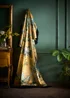 Laurence Llewelyn-Bowen Cotswold Fantasia Velvet Gold Throw - 130 x 180cm Image 1