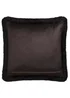 Laurence Llewelyn-Bowen Vista Velvet Black/White Filled Cushion - 43W X 43D Image 3