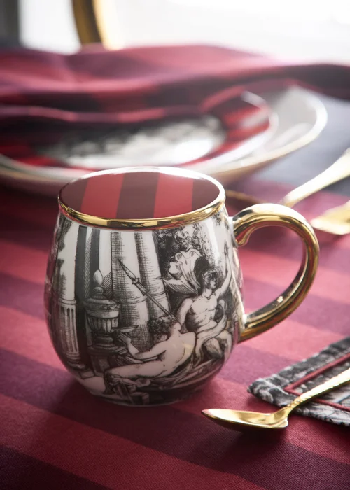 Laurence Llewelyn-Bowen Festivo Multi Colour Mug - With Lid - One Size Image 1