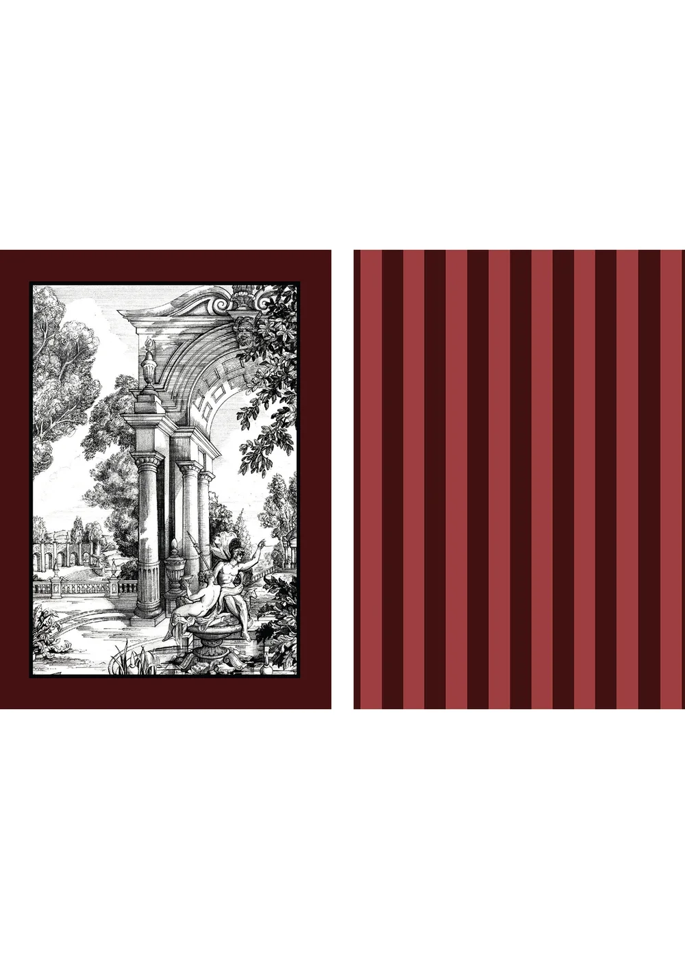 Laurence Llewelyn-Bowen Festivo Red Tea Towel - Cotton - 2 Pack - One Size Image 2