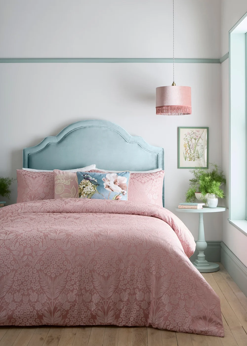 Appletree Toria Reversible Tufted Blush Duvet Cover Set - Double Image 5