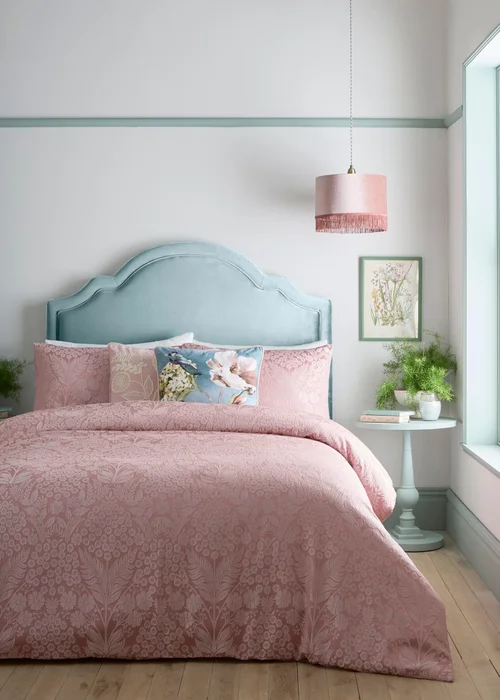 Appletree Toria Reversible Tufted Blush Duvet Cover Set - Double Image 5