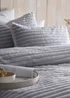 Appletree Morritz Soft Faux Fur Grey Duvet Cover Set - Single Image 2