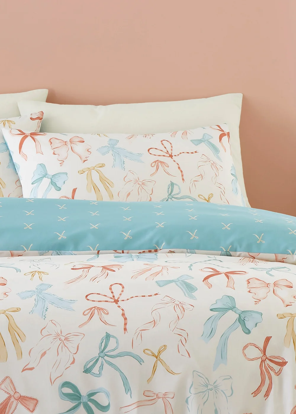 Fusion Evelyn Reversible Multi Colour Duvet Cover Set - Single Image 2