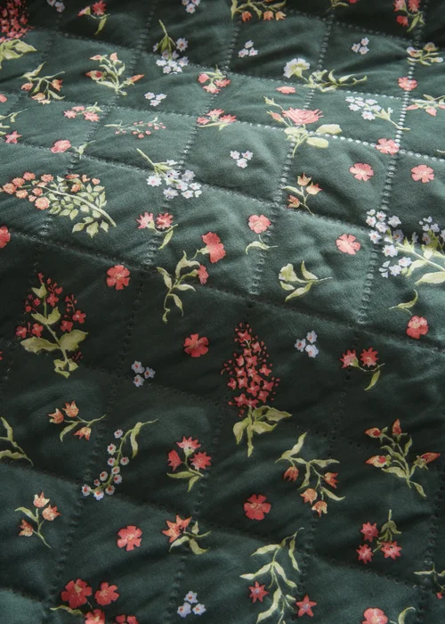 Fusion Nelly Pinsonic Green Duvet Cover Set - Single Image 3