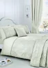 Dreams & Drapes Jasmine Reversible Green Duvet Cover Set - Single Image 1