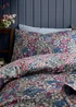 Dreams & Drapes Bessie Reversible Navy Duvet Cover Set - Single Image 2