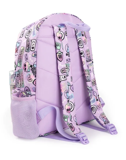 Monster High Kids Purple Holographic Pocket Backpack - One Size Image 5
